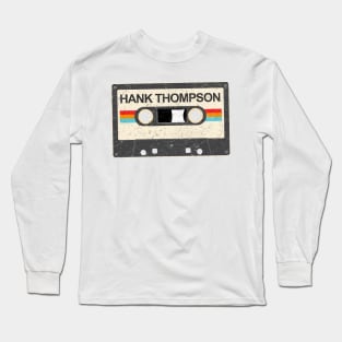 kurniamarga vintage cassette tape Hank Thompson Long Sleeve T-Shirt